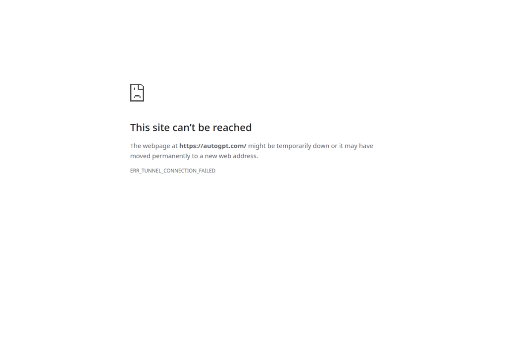 AutoGPT screenshot