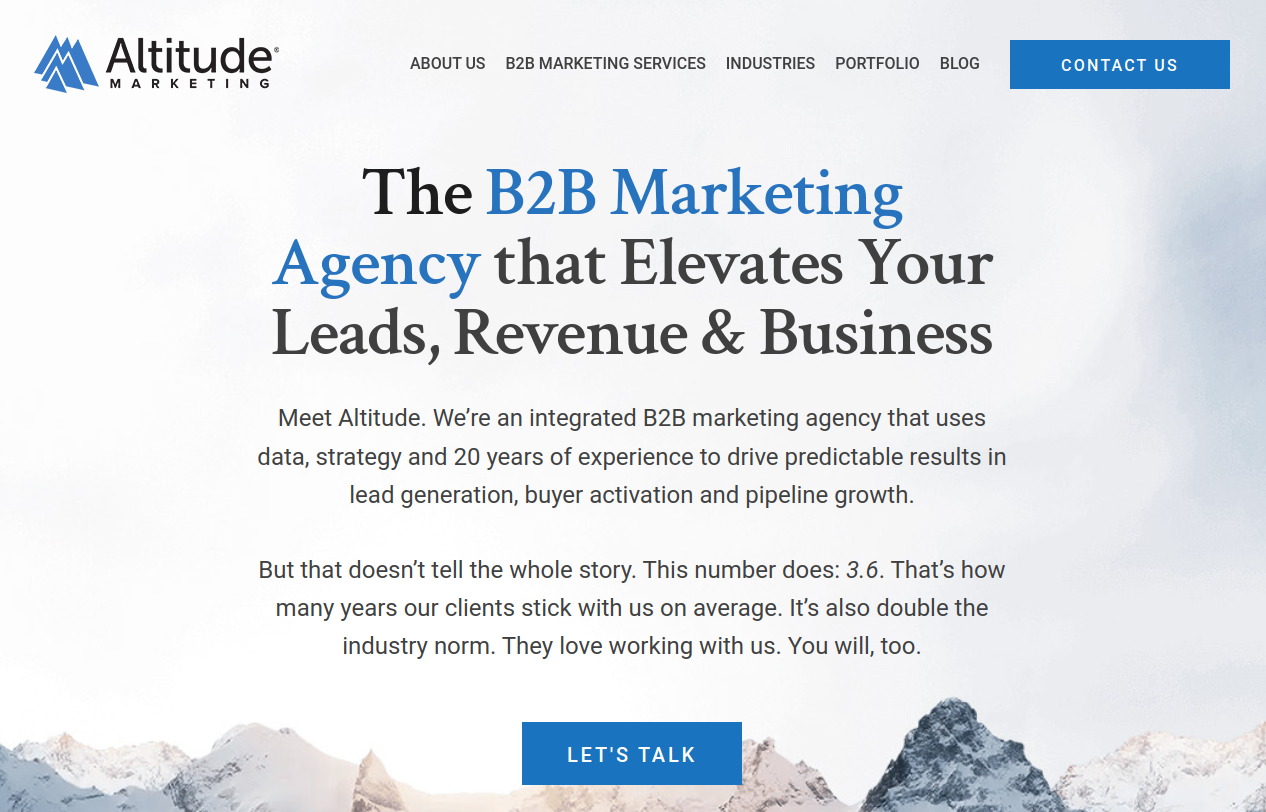 Altitude Mar keting screenshot