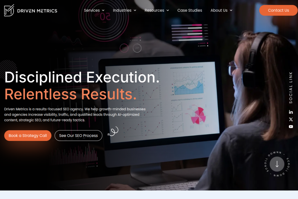 Driven Metrics screenshot