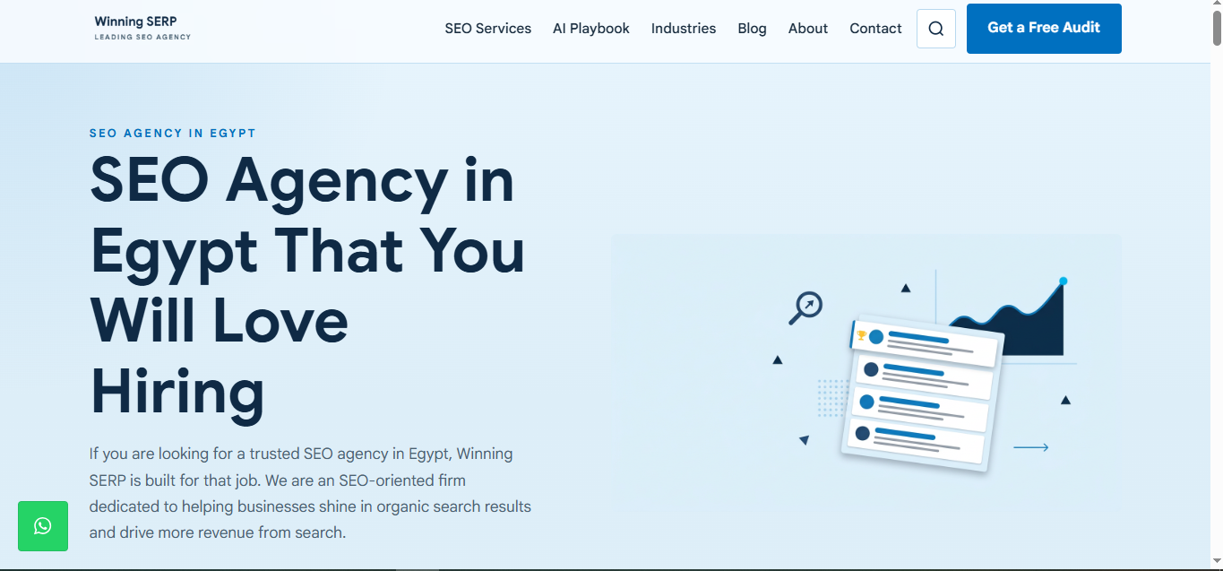 Winning SERP Agency screenshot