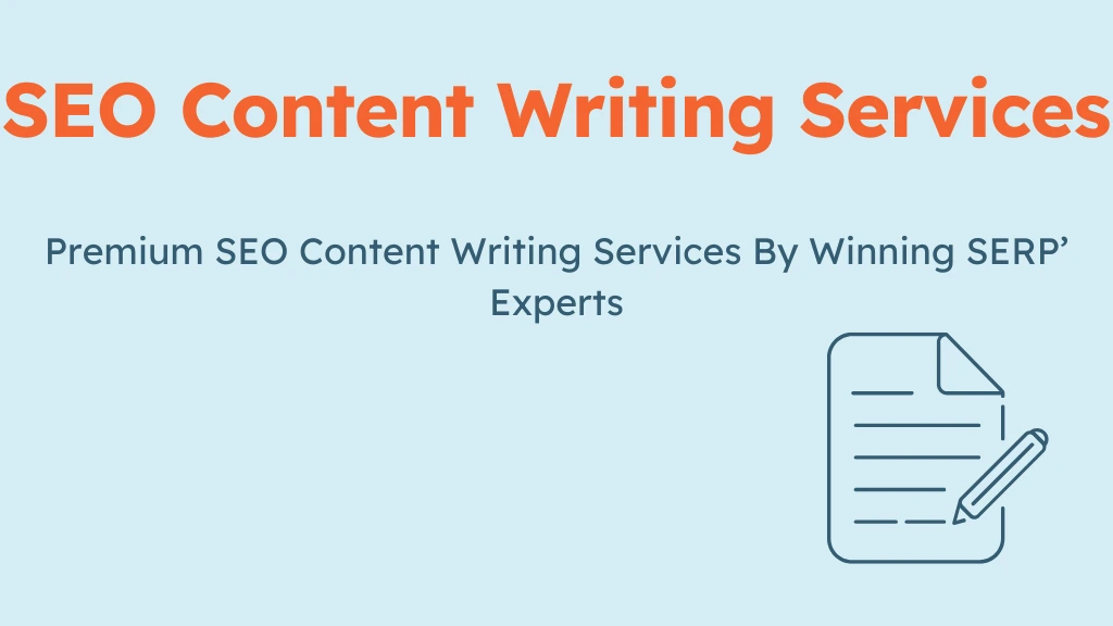 SEO Content Writing Services SEO Content Writing Services